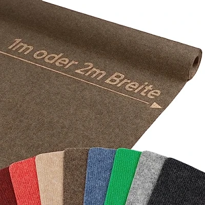 Abbildung von Primaflor Ideen in Textil Nadelvliesteppich &quot;MALTA&quot;, rechteckig, 2,5 mm Höhe, Uni Farben, strapazierfähig &amp; pflegeleicht, Kurzflor, Nadelvlies