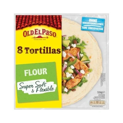 Abbildung von Old El Paso Weizen Tortillas Mexikanische Wraps aus 1 x 326 g