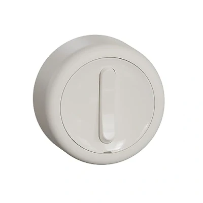 Abbildung von Schneider Electric ELSO WDE015821 Universalschalter 1 fach Aufputz Feuchtraum, Aufputzschalter, weiß rund Renova 16 AX 250 V AC