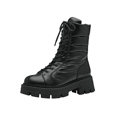 Abbildung von Tamaris Schnürstiefelette, Damen, Größe: 41, Black Schuhe