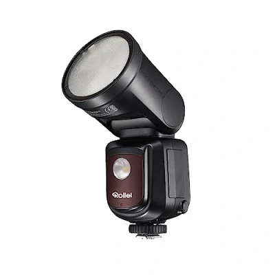 Abbildung von ROLLEI HS Freeze Portable PRO Aufsteckblitz für Sony I Blitzgerät Kamera Blitzschuh Hot Shoe Anschluss 9 Stufen