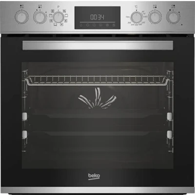 Abbildung von BEKO Elektro Herd Set &quot;BBUM12328X&quot;, BBUM12328X, mit 2 fach Teleskopauszug