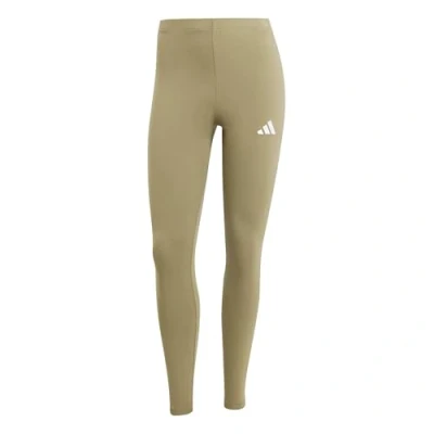 Abbildung von adidas Damen Essentials 3 Stripes Cotton Leggings, Olive strata/White, S