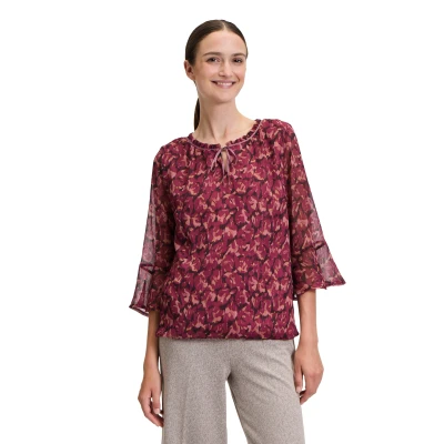 Abbildung von Cartoon MET Motief Bluse, Damen, Größe: 36, Camel rosé