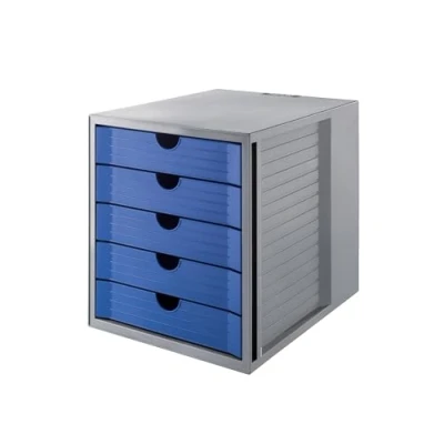 Abbildung von HAN Schubladenbox SYSTEMBOX KARMA 14508 16 Grau DIN A4, C4 Anzahl