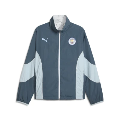 Abbildung von Puma Kidsuper MCFC Reversible Jacket Vereinsmannschaften, Herren, Größe: Medium, Gray skies/team light blue