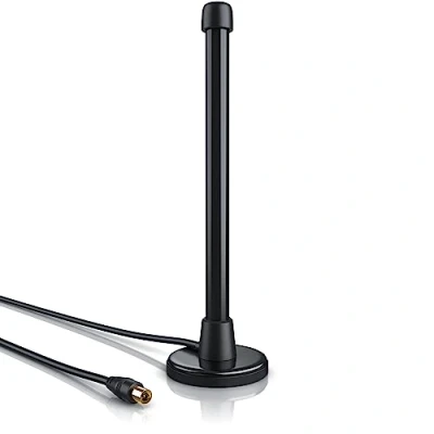 Abbildung von CSL 30dB DVB T T2 Digitale Stabantenne TV PC kompatibel mit MAC leistungsstarke Antenne stabilen Magnetfuß hohe Empfangsleistung