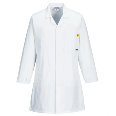 Abbildung von Anti Static Coat, colorWhite talla Large