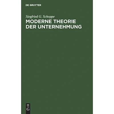 Abbildung von Moderne Theorie der Unternehmung: Nachw. v. Oliver E. Williamson