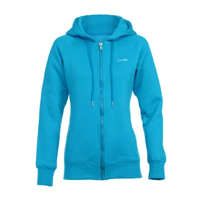 Abbildung von Winshape Damen Kuschelige Hoodie Jacke J005 Kapuzenpullover, Sky Blue, XXL
