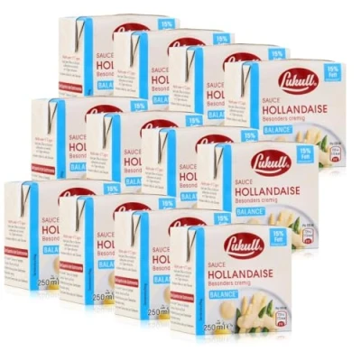 Abbildung von Lukull Servierfertige Sauce Hollandaise Balance 250 ml, 12er Pack (12 x 250)