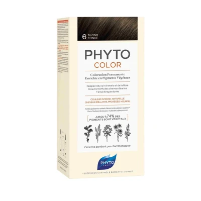 Abbildung von Phyto Haarfarbe Phytocolor Permanent Color 6 Blond Foncé