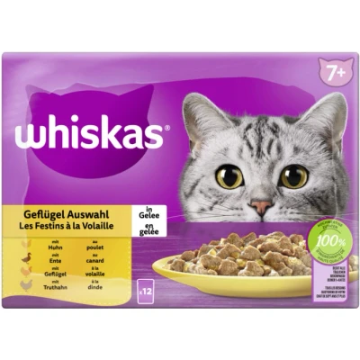 Abbildung von Whiskas Geflügel Auswahl in Gelee 12x 85G