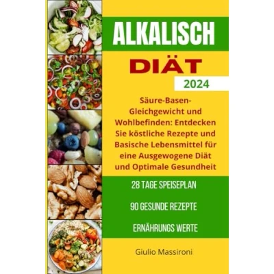 Abbildung von Alkalisch Diät: Säure Basen Gleichgewicht und Wohlbefinden: Entdecken Sie köstliche Rezepte Basische Lebensmittel für eine Ausgewogene Diät Optimale Gesundheit