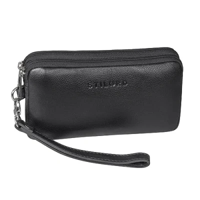 Abbildung von STILORD Schultertasche &quot;Richie&quot; Kleine Handgelenktasche Leder Männer