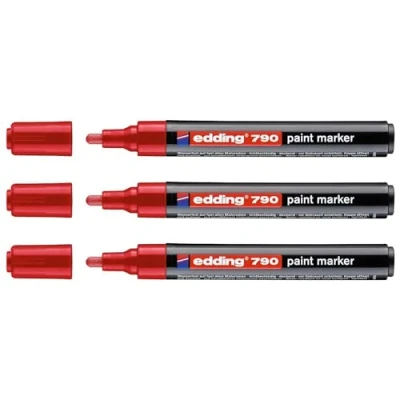 Abbildung von EDDING Marker paint e 790, 2 3mm, rot, 10 Stk.
