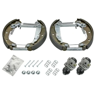 Abbildung von MEYLE 614 533 0011 Bremsensatz, Trommelbremse Hinterachse mit Hebel, Radbremszylinder, Zubehör ORIGINAL Quality OPEL: Corsa C Schrägheck