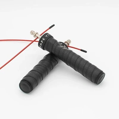 Abbildung von shapevital.de Springseil SHAPEVITAL Speed Rope für verbesserte Koordination und Sprungkraft, rutschfester Griff, hochwertiges Kugellager, inkl. zwei Seile
