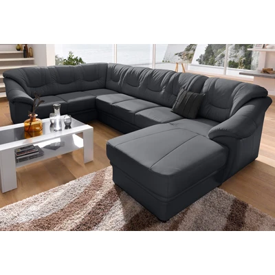 Abbildung von sit&amp;more Wohnlandschaft &quot;Savona U Form&quot;, wahlweise mit Bettfunktion, inklusive Federkern, frei im Raum stellbar