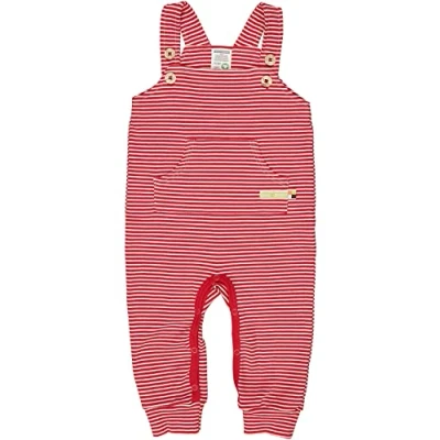 Abbildung von loud + proud Kleinkinder Latzhose für Kinder, Größe: 98/104, Tomato natur