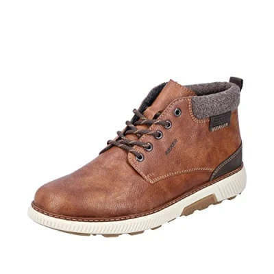 Abbildung von Rieker Schnürstiefelette Toffee dark brown, Herren, Größe: 45, brown Schuhe