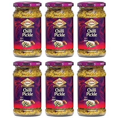Abbildung von (6er BUNDLE) Patak&#039;s Chilli Pickle 283g