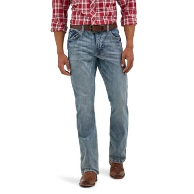 Abbildung von Wrangler Herren Retro Slim Fit Boot Cut Jeans, Greeley, 36W / 34L