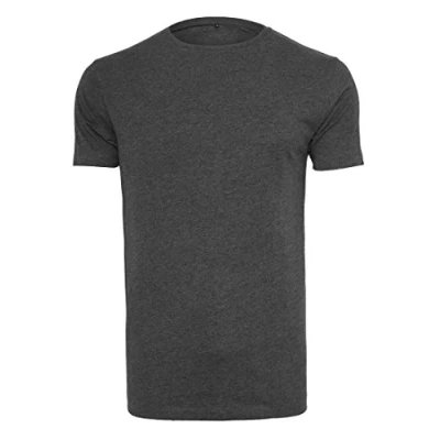 Abbildung von Build Your Brand Herren BY005 Light T Shirt Round Neck, Schwarz, L