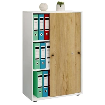 Abbildung von VCM Aktenschrank Büroschrank Schiebetüren Lona 3fach (1 St)