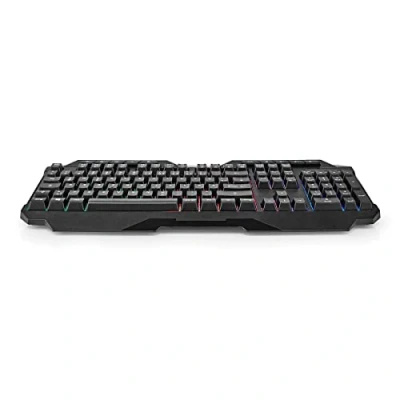 Abbildung von NEDIS Wired Gaming Keyboard USB Type A Folientasten LED QWERTZ DE Layout Stromversorgung über Netzkabellänge: 1.30 m Multimedia