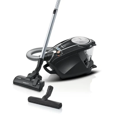 Abbildung von BOSCH Bodenstaubsauger &quot;Serie 8 ProSilence BGS7MS64, Hygiene Filter, 10 Jahre Motorgarantie&quot;, 800 W, beutellos, Hartbodendüse, hohe Saugkraft, langes Kabel, extrem leise, schwarz