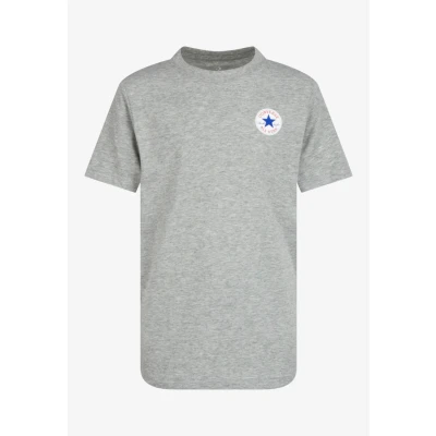 Abbildung von Converse Unisex Tshirt basic für Kinder, Größe: 128/132, Grey heather