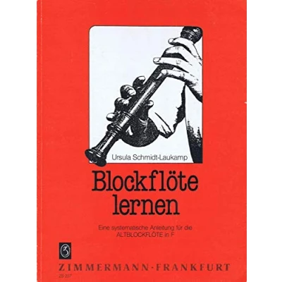 Abbildung von Blockflöte lernen: Eine systematische Anleitung für die Altblockflöte in F. Alt Blockflöte.