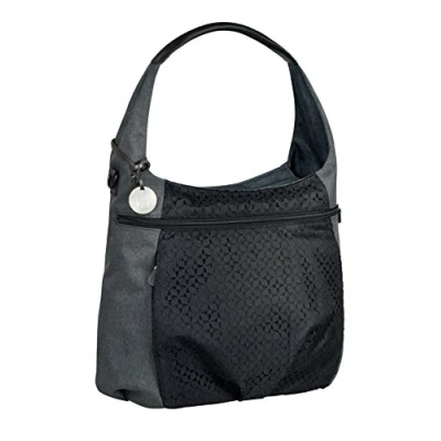 Abbildung von LÄSSIG Baby Wickeltasche Babytasche Stylische Tasche inkl. Wickelzubehör/Casual Hobo Bag Black