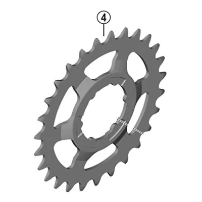 Abbildung von Zahnkranz 27z Shimano Interne Nabe Nexus 5 CS C7000 / SG C7050