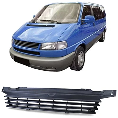 Abbildung von Sport Kühlergrill ohne Emblem Schwarz für VW Bus Caravelle Multivan T4 96 03
