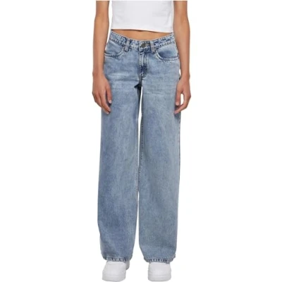 Abbildung von Urban Classics Waist WIDE Jeans Relaxed Fit, Damen, Größe: 3XL, Tinted lightblue washed