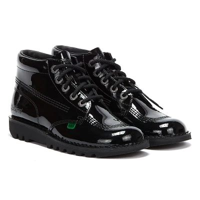 Abbildung von Kickers Damen Kick Hi&#039; Kurzschaft Stiefel, Schwarz (Black), 41 EU