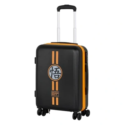 Abbildung von Dragon Ball Symbol ABS 4 Rad Kabinenkoffer, Schwarz, 20 x 38 55cm, Kapazität 27 L
