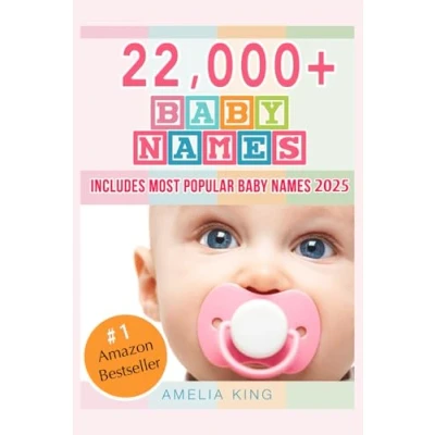 Abbildung von Baby Names: Names List with 22,000+ for Girls, Boys &amp; Most Popular 2025 (Baby Book, Band 1)