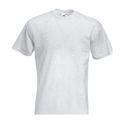 Abbildung von Fruit of the Loom Herren T Shirt, kurzärmlig, grau, XXL