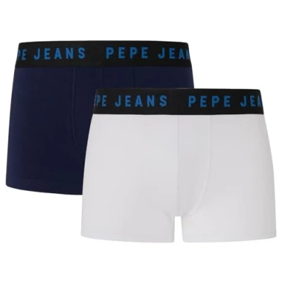 Abbildung von Pepe Jeans Herren Solid Lr Tk 2P Trunks, Blue (Navy), L