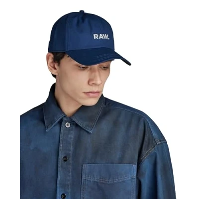 Abbildung von G Star RAW Men&#039;s Avernus Artwork Baseball Cap, Blau (ballpen Blue D22308 C693 1822), One Size