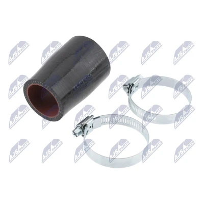Abbildung von NTY GPP FR 075 Ladeluftschlauch mit Schellen FORD: FOCUS 3 Turnier, Mondeo 5 Kombi,