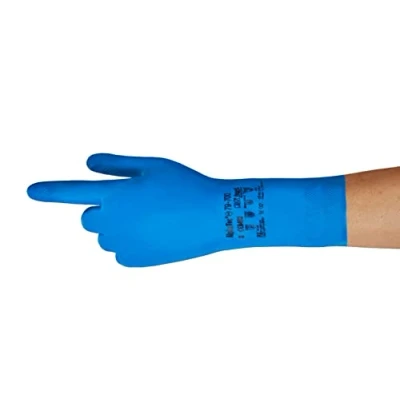 Abbildung von Ansell Alphatec 79 700 Mehrzweck Arbeitshandschuhe, Chemisch Beständig, Zugelassen für Lebensmittelkontakt, Aquadri Technology, Latexfrei, Größe 7/S (1 Paar)