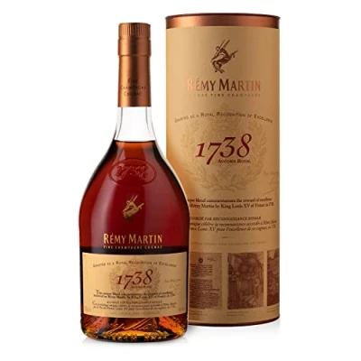 Abbildung von Remy Martin 1738 Accord Royal 40% vol. (1 x 0,7l) Premium Cognac aus Frankreich in hochwertiger Geschenkverpackung