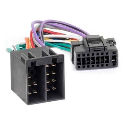 Abbildung von Audioproject A397 Auto Radio Adapter Stecker Iso 16 pin kompatibel mit Alpine CDA CDE RM R RB E RI CDM Flex Autoradio Universal Kabel 10 x 22mm
