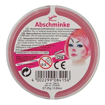 Abbildung von Abschminke rosa Make Up Schminke entfernen abschminken