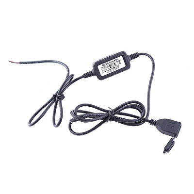 Abbildung von Keenso Motorrad USB Ladegerät, Handy GPS Steckdose 12V / 24V zu 5V Transformator Konverter Ladegerät für MP3 MP4 Auto