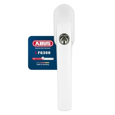 Abbildung von ABUS Fenstergriff abschließbar FG300, gleichschließend AL0089, weiß, 37378